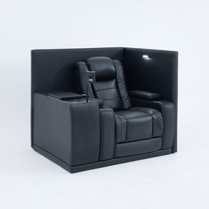 <span class=keywords><strong>Canapé</strong></span> en cuir sur mesure pour home cinéma VIP, fonctions <span class=keywords><strong>électrique</strong></span>s, design mural à zéro espacement, cuir de vachette haut de gamme de qualité supérieure - Product Image 2