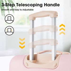 Ensemble de bagages rigides Db 2 pièces, valises à roulettes de 20 et 28 pouces avec serrure TSA, doublure en polyester, sac de voyage moderne - Product Image 3