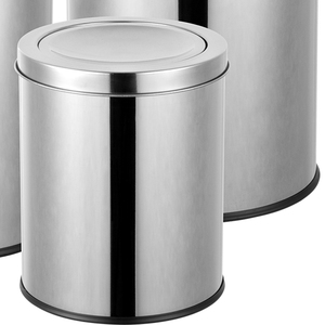 Thùng Rác Xoay Nắp Rảnh Tay, Thùng Rác Mở Nắp Hộ Gia Đình Có Nắp Xoay - Product Image 4