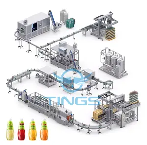 Máquina automática de llenado de bebidas carbonatadas a pequeña escala, maquinaria de bebidas para máquina de producción