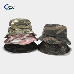 Sombrero de Sol Estilo Retro para Montañismo, Transpirable, con Diseño de Camuflaje Desgastado, Tipo Bucket, Marca <span class=keywords><strong>Rayman</strong></span> Jungle Run - Product Image 1