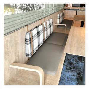 Chin Fabricado en fábrica de alta calidad Restaurante Cabina Asiento Cojín suave Banco Sofá para bares Restaurantes y hoteles - Product Image 5