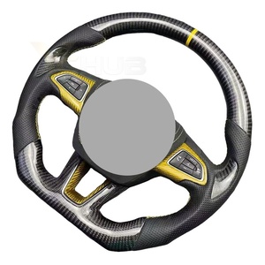 <span class=keywords><strong>Funda</strong></span> de <span class=keywords><strong>Volante</strong></span> Deportiva de Cuero y Fibra de Carbono Real para Focus (RS ST ST-Line) 2015-2018 Kuga Ecosport - Product Image 1
