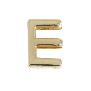 Pendentif lettre A en cuivre plaqué 7,6 mm pour la fabrication de colliers, accessoires de bijouterie - Product Image 5