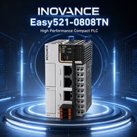 Contrôleur PLC compact INOVANCE Easy521-0808TN, double Ethernet EtherCAT, 8DI 8DO, transistor, DC 24V, haute performance