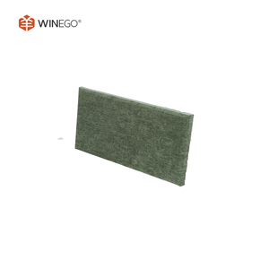 Panel de pared acústico de tela hidrofobicidad WINEGO, paneles de insonorización de pared con clasificación NRC, panel de lana acústica para gimnasio - Product Image 3