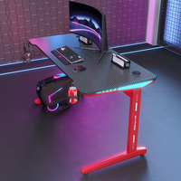 Nouvelle table d'ordinateur extensible en métal intelligente et économique pour le jeu, design moderne, utilisation à domicile ou au bureau