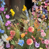 Y-H162 Groothandel Bruiloft Kunstbloemen Kleurrijke Wilde Bloem Zijde Bloemen Kunstbloemen Kunstbloemen Voor Bruiloft Decoratie