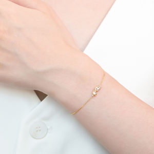 Bracelets tendance au design antique, à porter au quotidien, bijoux en or pur 18 carats, diamants naturels taille rose, vente chaude - Product Image 6