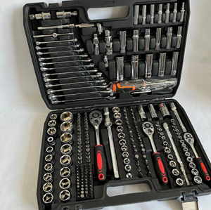 Juego de Herramientas Mecánicas Profesionales de 219 Piezas, Operadas a Mano, OEM, Duraderas, de Acero al Carbono, con Llave de Trinquete, Vasos y Destornilladores para Automoción - Product Image 6