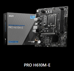 Placa base PRO H610M-E DDR4 Intel H610 LGA1700 mATX para computadora de escritorio, compatible con CPU i3, i5, i7 de 12ª/13ª/14ª generación, M.2 PCIe4.0, para oficina y juegos. - Product Image 6