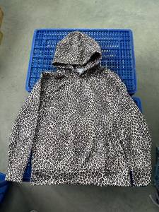 <span class=keywords><strong>Felpa</strong></span> con cappuccio stile europeo Street Vintage leopardato in cotone antirughe <span class=keywords><strong>felpa</strong></span> con cerniera Hip Hop - Product Image 3