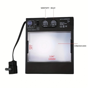 Máscara/Casco de Soldadura con Oscurecimiento Automático Solar DIN5-DIN13 con Sensor de Arco Eara 4 de Gran Visibilidad para Soldadura TIG, MIG, MMA y Esmerilado - Product Image 3