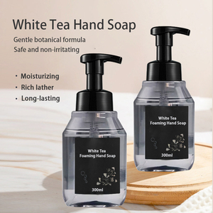 <span class=keywords><strong>Savon</strong></span> <span class=keywords><strong>liquide</strong></span> moussant pour les <span class=keywords><strong>mains</strong></span> au thé blanc personnalisé avec pompe, nettoyant parfumé floral, désinfectant en mousse pour la maison et les hôtels - Product Image 3
