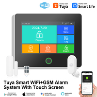 Vente en gros Tuya Système d'alarme intelligent de sécurité à domicile Équipement tactile complet Système d'alarme intrusion intelligent sans fil