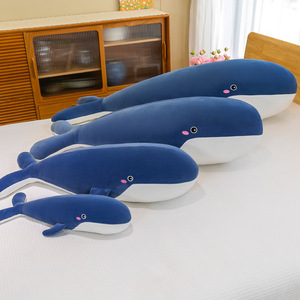 Cuscino Decorativo a Forma di <span class=keywords><strong>Balena</strong></span> Blu e <span class=keywords><strong>Rosa</strong></span> con Logo Personalizzato, Peluche di Cetaceo, Cuscino per Seduta a Forma di Delfino, Bambola di Peluche per Bambini, Giocattoli di Animali Marini - Product Image 6