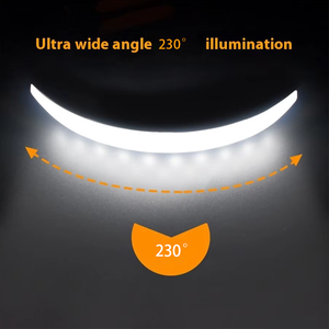 Lampe frontale COB étanche 5000 mAh, phare LED orientable à 90 degrés, lampe torche portable rechargeable pour la pêche en extérieur et casque <span class=keywords><strong>de</strong></span> chantier - Product Image 5