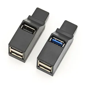 Usb 3.0 Hub Splitter Meerdere Usb Hab 2.0 Multi Hub Expander 3 Poort Hub Adapter Voor Pc Laptop