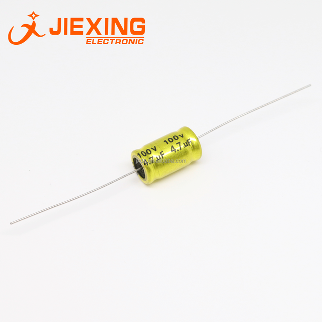 100V 1/1.5/2.2/3.3/4.7/5.6/8.2/10/12/15/22UF Axial Audio Electrolytic Capacitor NP Capacitors With Leads Hi-Fi