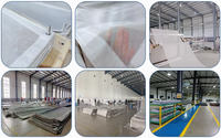 Filet de sécurité enduit ignifuge de tissu de maille pour l'échafaudage de construction Filet de sécurité imperméable industriel tissé par plaine d'échafaudage