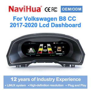 Navihua New Design LCD Instrument <b>Car</b> <b>for</b> Volkswagen VW Jetta 2011-2014 Digital Cluster Linux System Carplay Auto <b>Speedometer</b> - Product Image 1