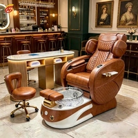 Fauteuil de pédicure en mousse haute densité pour salon de beauté, équipement de salon de beauté, chaises de manucure