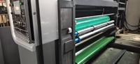 Machine automatique de flexographie, de découpe et de pliage-colle en ligne de haute qualité