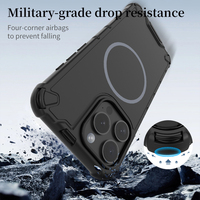 Étui de téléphone personnalisé de luxe haut de gamme pour iPhone 11 12 13 14 15 16 17 Pro Max, avec charge magnétique sans fil, protection contre les chocs