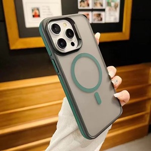 Custodia per telefono cellulare di lusso per <span class=keywords><strong>iPhone</strong></span> 16 15 14 13 12 <span class=keywords><strong>11</strong></span> <span class=keywords><strong>Pro</strong></span> Max antiurto <span class=keywords><strong>con</strong></span> finitura opaca compatibilità Wireless - Product Image 2