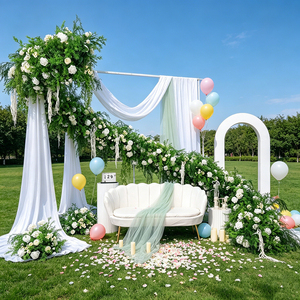 Flores Artificiales DKB al por Mayor, Fondo Floral para Bodas, Flores Hechas a Mano para Decoración de Bodas, Cumpleaños y Aniversarios - Product Image 1