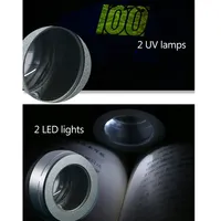 Handheld Mini Magnifier with Scale USB Charging 10X Metal Glass Lens