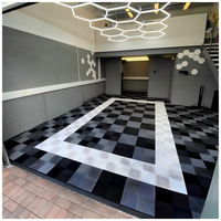Dalles de sol de garage en PP/PVC emboîtables - Tapis modulaires ventilés en plastique pour parking, salle de sport, rangement domestique