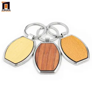 Key Holder Keyes Sublimated Plain Key Chains Porte Cle En Bois Heart Wooden Keyring Engraving Wood Charm Keychain Ring Blank