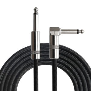 Pro C 6FT 1.8M Angle Droit à Droit 6.35mm 1/<span class=keywords><strong>4</strong></span> Instrument Câble Basse AMP Cordon pour Guitare Basse Électrique Pro Audio - Product Image 1