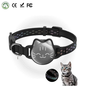 Wasserdichtes, umwelt freundliches Polyester-Katzenhalsband-Breakaway-Band, verziert, solide, leuchtend, reflektierend, leicht - Product Image 1