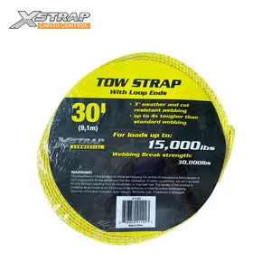 Towing Vehicle Emergency Recovery Stretch Tow Rope Tow Straps