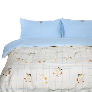 Ensemble de literie avec housse de couette imprimée <span class=keywords><strong>Pikachu</strong></span> en coton chaud - Product Image 1