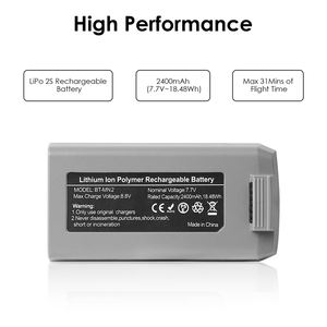 Batería de Vuelo Inteligente para Drones DJI Mini <span class=keywords><strong>2</strong></span> Series, 2400 mAh, 7.7 V, Baterías de Repuesto para Drones MINI 4K / SE / 2SE Lipo 2S - Product Image 4
