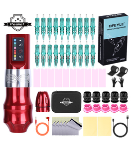 ชุดเครื่องสักแบบสมบูรณ์ระดับพรีเมี่ยมสำหรับมืออาชีพ <span class=keywords><strong>FK</strong></span> ชุดปืนกลจังหวะ4มม. สำหรับคุณสมบัติของศิลปินถาวร - Product Image 2