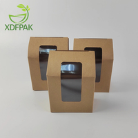 Tortilla imprimé personnalisé Wrap Box avec fenêtre pour l'emballage de tacos