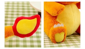 หมอนตุ๊กตากระต่ายชาร์แมนเดอร์เล็กๆใส่จี้รูปสัตว์แต่ละขนาดพร้อมไส้คอตตอน PP สำหรับวันเกิดเด็กๆ - Product Image 5