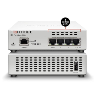 Fortinet Fortigate 30G FG-30G FG-30G-BDL-950-12 ของแท้ใหม่  ใบอนุญาตสำหรับองค์กร ฮาร์ดแวร์เครือข่าย ไฟร์วอลล์ FG-30G - Product Image 1