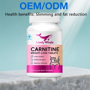 Máy tính bảng <span class=keywords><strong>Carnitine</strong></span> đốt cháy chất béo Cá voi sống động, nhà máy nguồn, oemodm, tùy chỉnh nhãn, bổ sung thể dục cho người lớn - Product Image 2