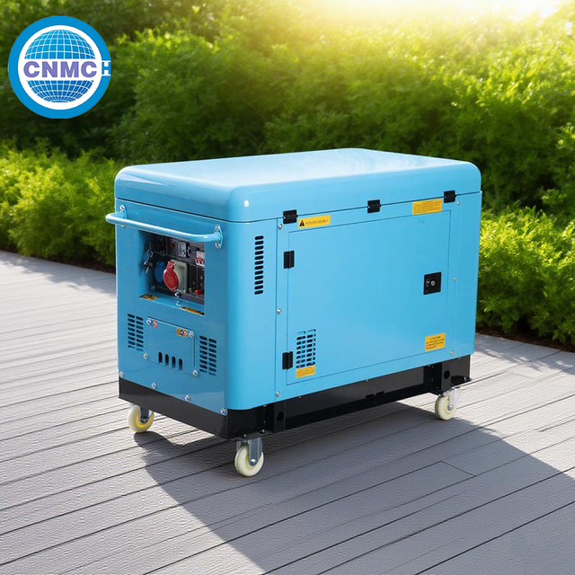 Portable 10KW Super Silent Diesel Generator with Auto Start 50/60Hz Frequency 1800 RPM Speed 12V Rated Voltage