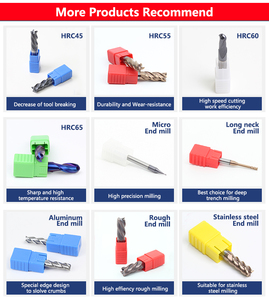 HRC65 Solid Carbide <strong>Rough</strong> End Mill for Steel 4 Flutes <strong>Rough</strong> Milling Cutter Tungsten Steel <strong>CNC</strong> Cutting <strong>Tools</strong> - Product Image 6
