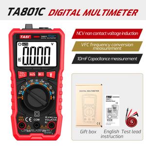 Multimètre numérique TASI TA801C de haute qualité, fourni par l'usine, outil de mesure, testeur de plage de tension - Product Image 5