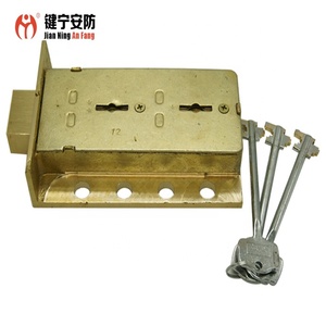 Serrure à clé de dépôt bancaire classique de haute qualité Cerradura pour casier - Product Image 1
