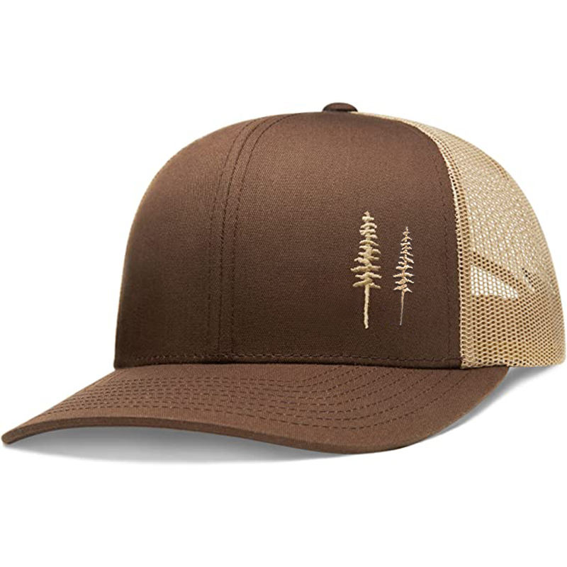 Brown Beige Hat