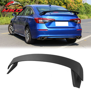 Alerón Trasero Estilo HPD V2 para Honda Civic Sedán 11ª Generación 4 Puertas 2022-2026, Negro Mate - Product Image 1
