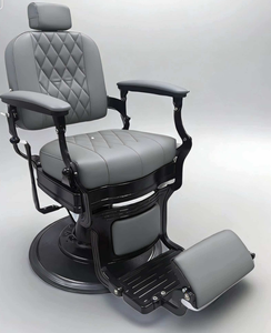 Beauty Hair Salon Furniture Shaving Styling Chair Modern Black Heavy Duty Hairdressing Barber Chair for Sale - Product Image 3